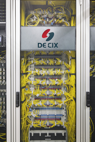 DE CIX Interconnection Plattform Patchpanel